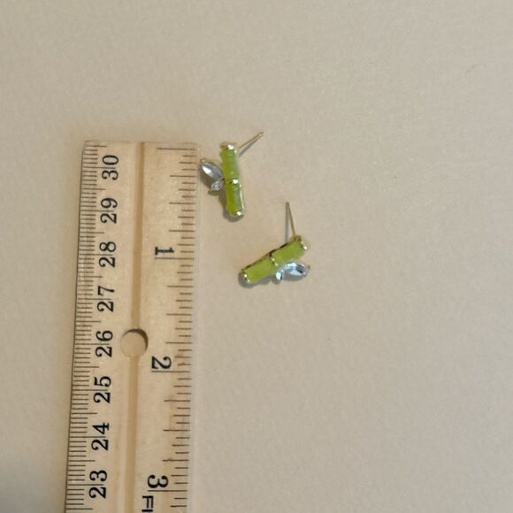 Bamboo earrings M1014 - Picture 3 of 3